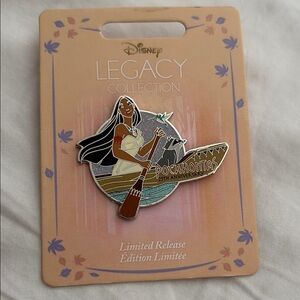 Disney Legacy Collection Pocahontas Pin with Blue and Brown Accents